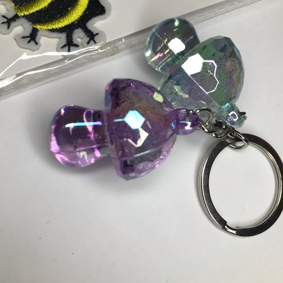 3/$15 patches and keychains mushroom bees daisy keyring iron in patch flowers 💕 - Picture 3 of 4